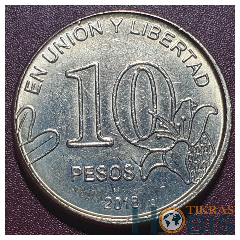 Argentina 10 pesų, 2018 UC4
