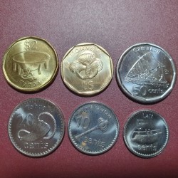 Fiji 2010-2012, 6 pcs. set