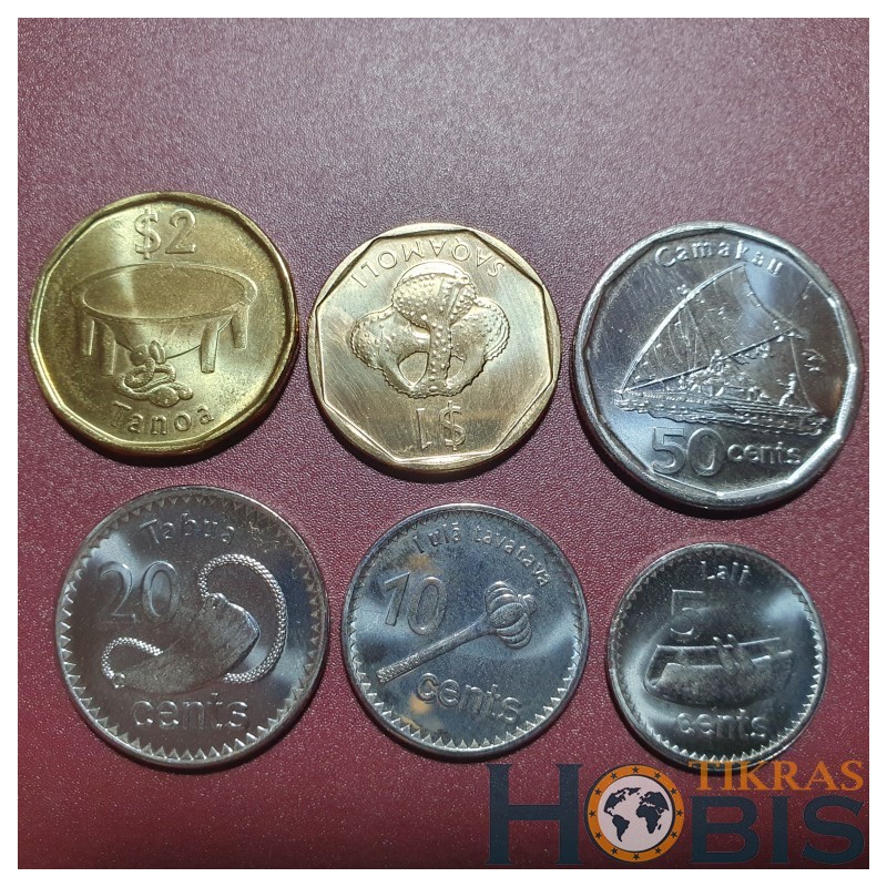 Fiji 2010-2012, 6 pcs. set