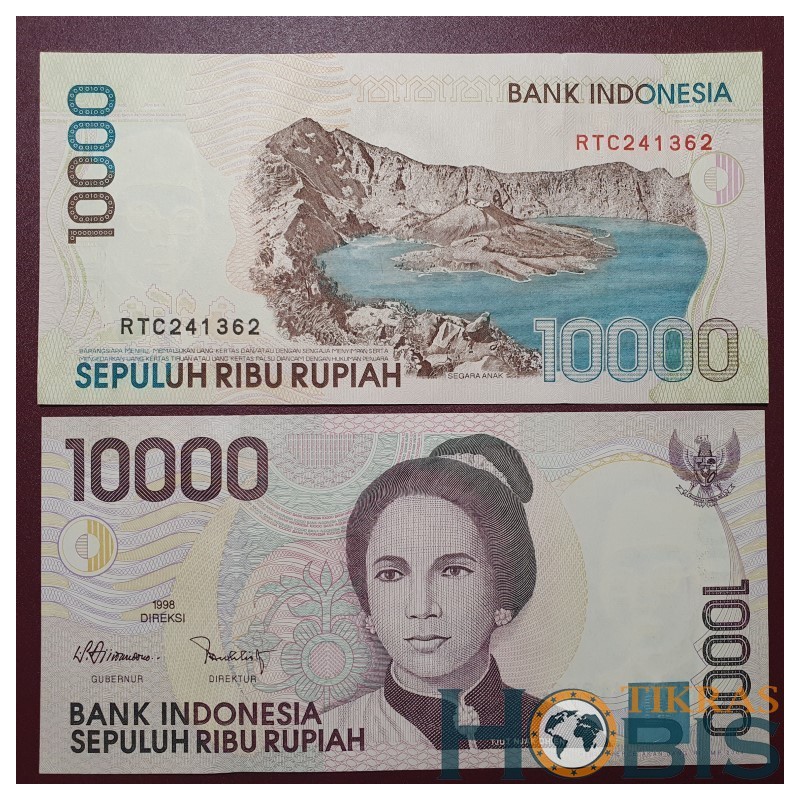 Indonesia 10000 rupees, 2004 P-137g