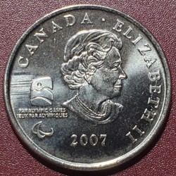 Canada 25 cents, 2007  Curling KM682