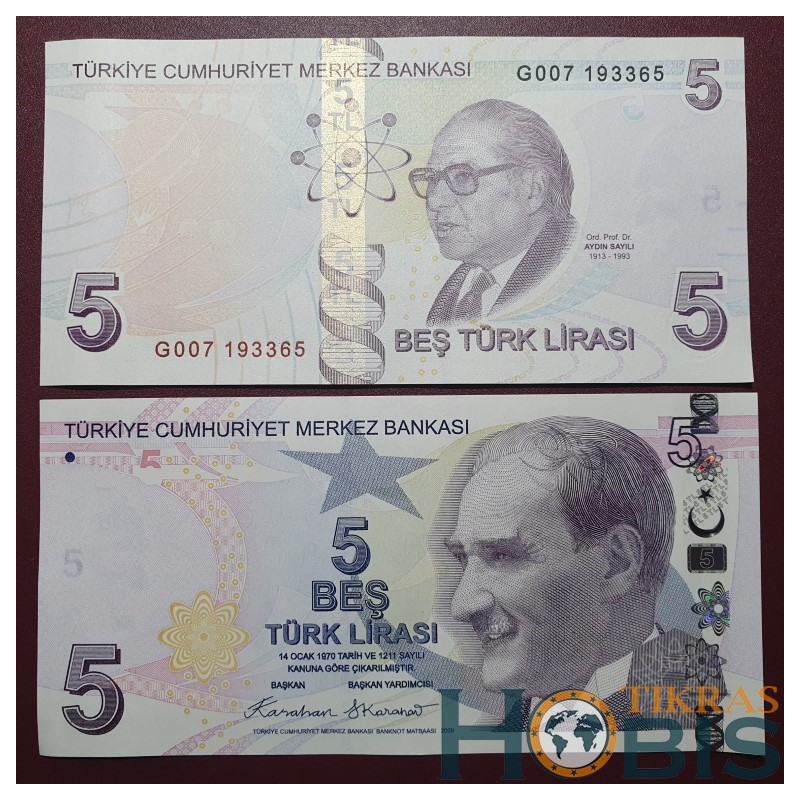 Turkey 5 Lira, 2024 P-222? (new)