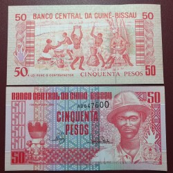 Bisau Guinea 50 Pesos, 1990...