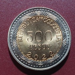 Kolumbija 500 pesų, 2022 KM298