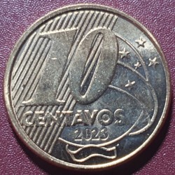 Brazil 10 centavos, 2023 KM649