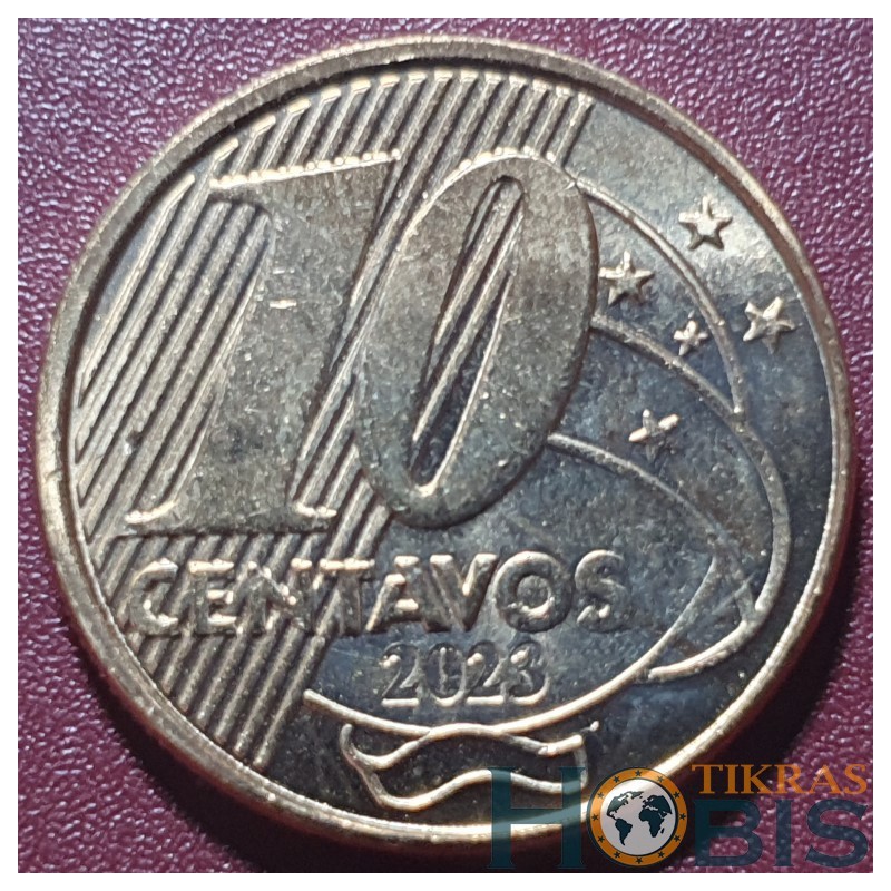 Brazilija 10 sentavų, 2023 KM649