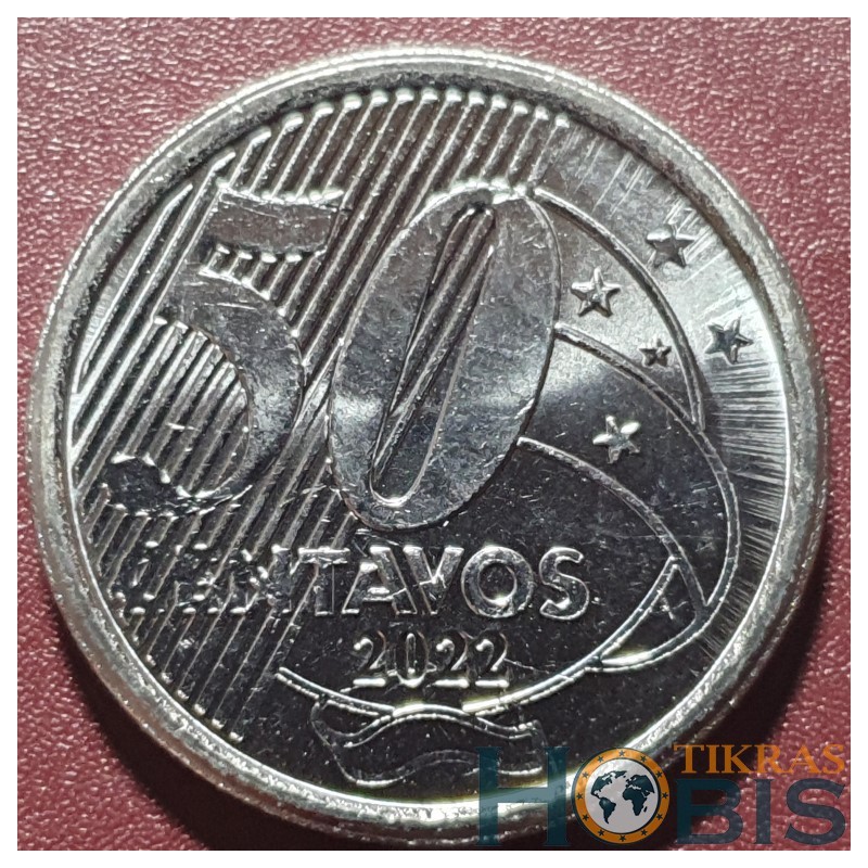 Brazilija 50 sentavų, 2022 KM651a