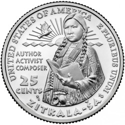 US 25 cents, 2024...