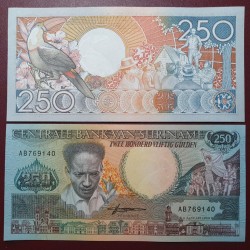 Surinamas 250 guldenų, 1988...