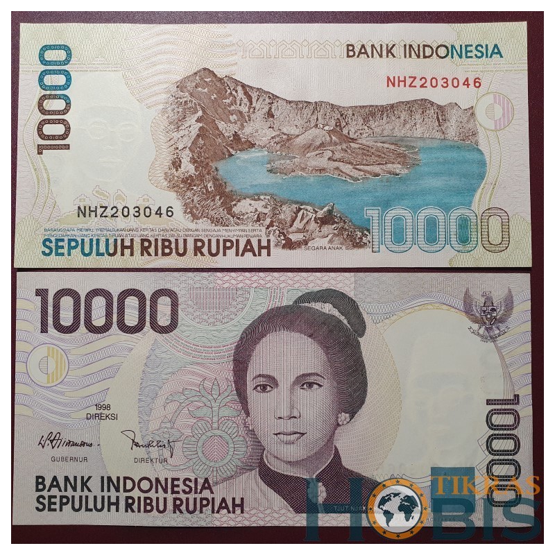 Indonesia 10000 rupees, 2003 P-137f