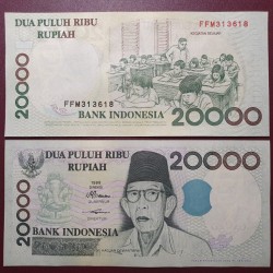 Indonesia 20000 rupees,...