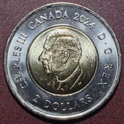 Canada 2 dollars, 2024 Celebrating Inuit Nunangat UC1704 Color