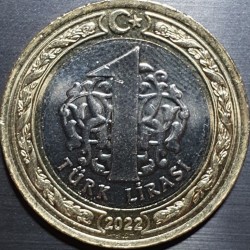 Turkija 1 lira, 2022 Didysis puolimas UC422