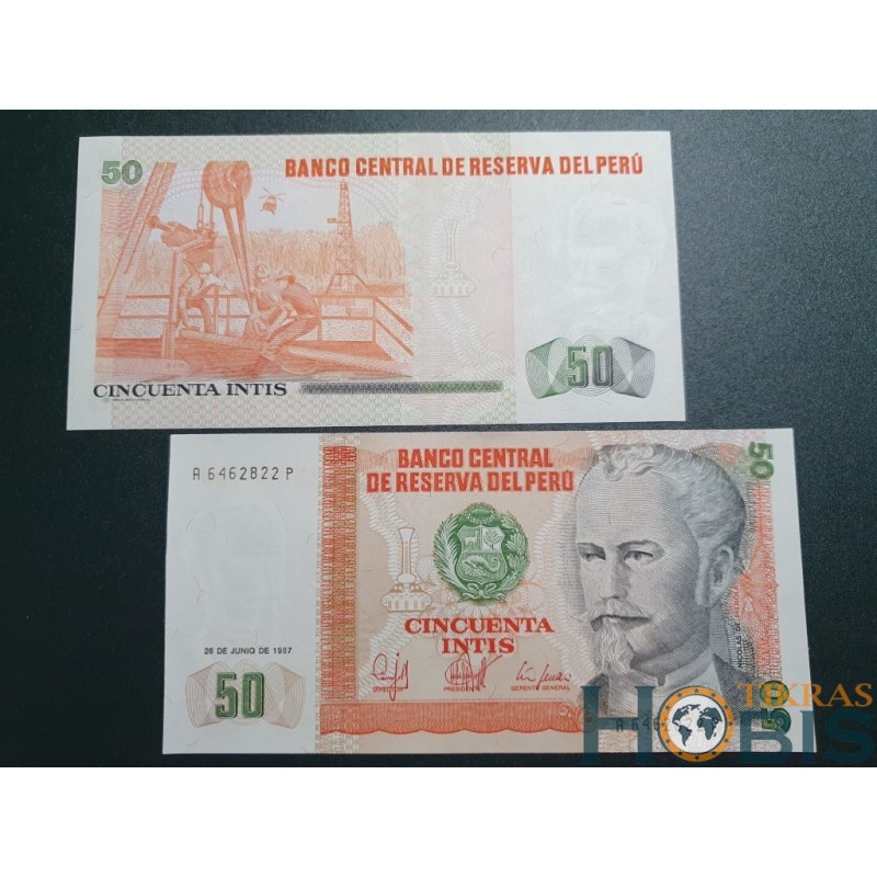 Peru 50 Intis 1987 P-131b