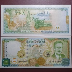 S. 1000 Syrian Pounds, 1997...