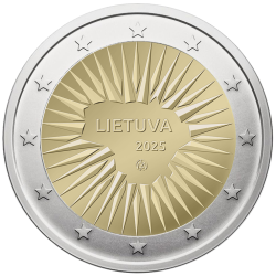 Lietuva 2 eurai, 2025...