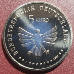 Germany 5 euro, 2024 Greater Stag Beetle UC349