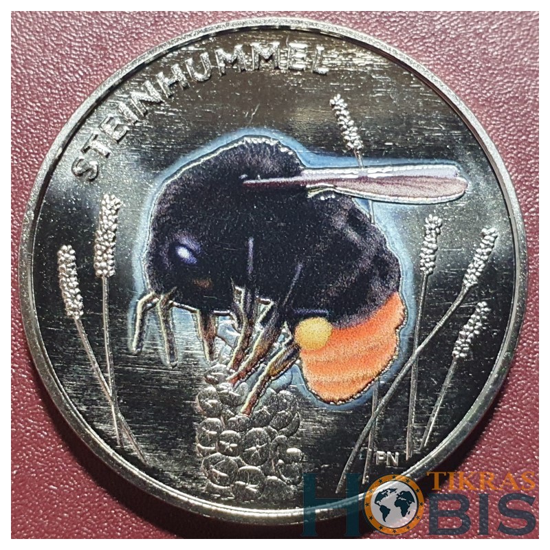 Germany 5 euro, 2024 Greater Stag Beetle UC349