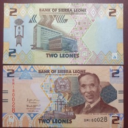 Sierra Leone 2 Leones, 2022...