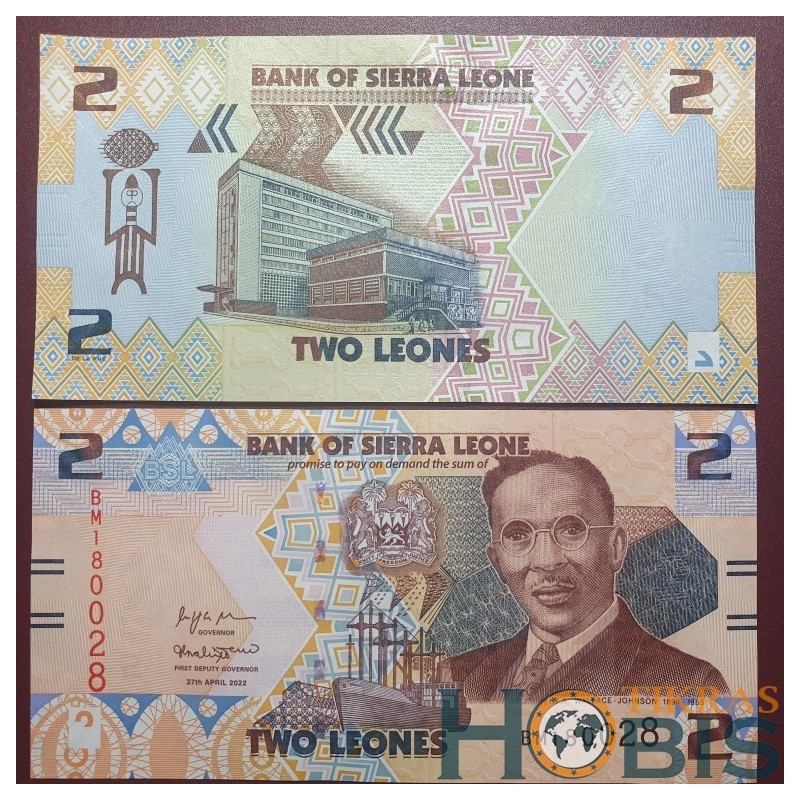 Sierra Leone 2 Leones, 2022 P-35