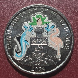 Bahamos 25 centai, 2024 Bahamų centriniui bankui 50 UC102