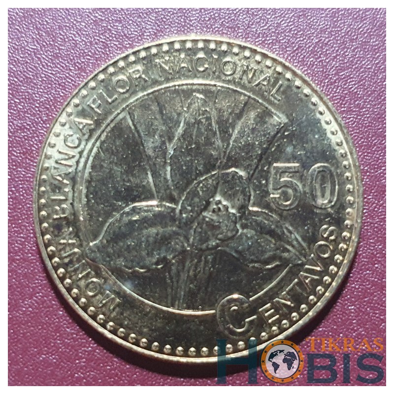 Guatemala 50 centavos, 2012 UC2