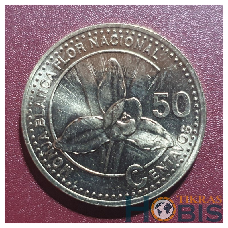 Guatemala 50 centavos, 2007 KM283