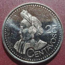 Gvatemala 25 sentavai, 2000...