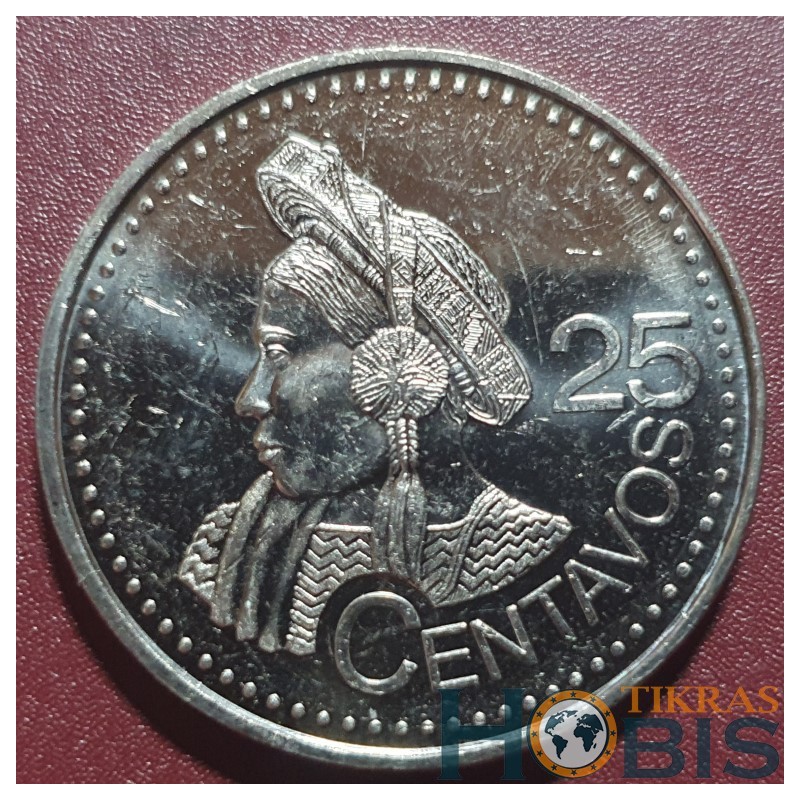 Guatemala 25 centavos, 2000 KM278