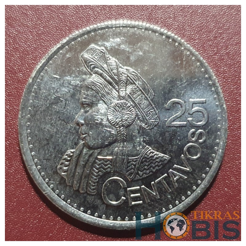Guatemala 25 centavos, 2016 UC4