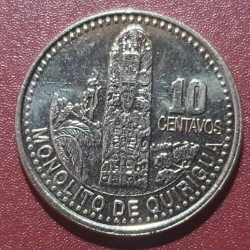 Guatemala 10 centavos, 2008...