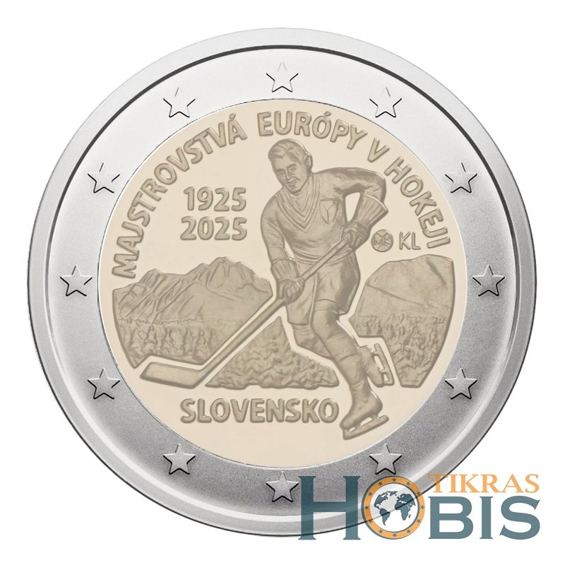 Slovakija 2 eurai, 2025 Pirmojo tarptautinio sporto turnyro 100 UC113