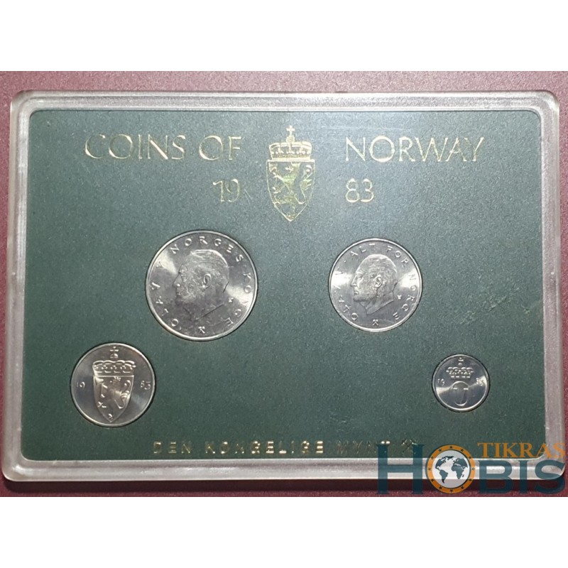 Norway 1983, set of 4 coins