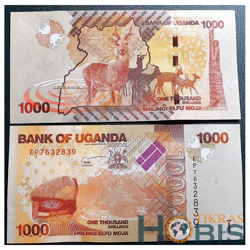 Uganda 1000 šilingų, 2021 P-49f