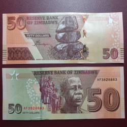 Zimbabwe 50 Dollars, 2020...