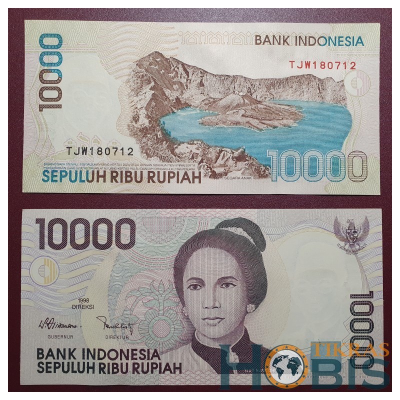 Indonezija 10000 rupijų, 2000 P-137c