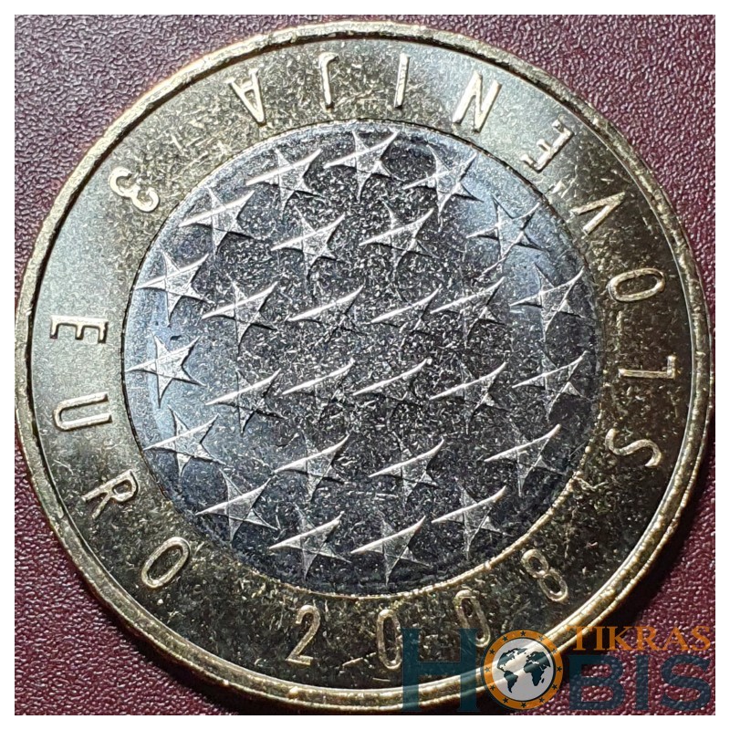 Slovėnija 3 eurai, 2008 Slovėnijos pirmininkavimas EU KM81