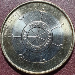 Slovenia 3 euro, 2012 100th First Olympic Medal KM109