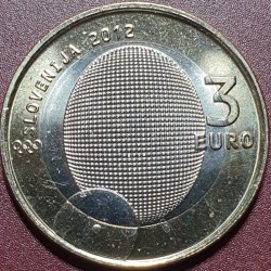 Slovėnija 3 eurai, 2012...