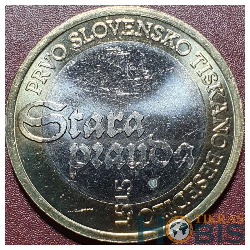 Slovenia 3 euro, 2015 500th First Printed Text UC200