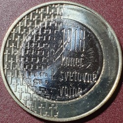 Slovenia 3 euro, 2018 100th End of the First World War UC209