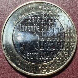 Slovėnija 3 eurai, 2018 I...