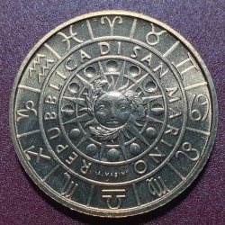 San Marino 5 euro, 2021 Zodiac- Scorpio UC228