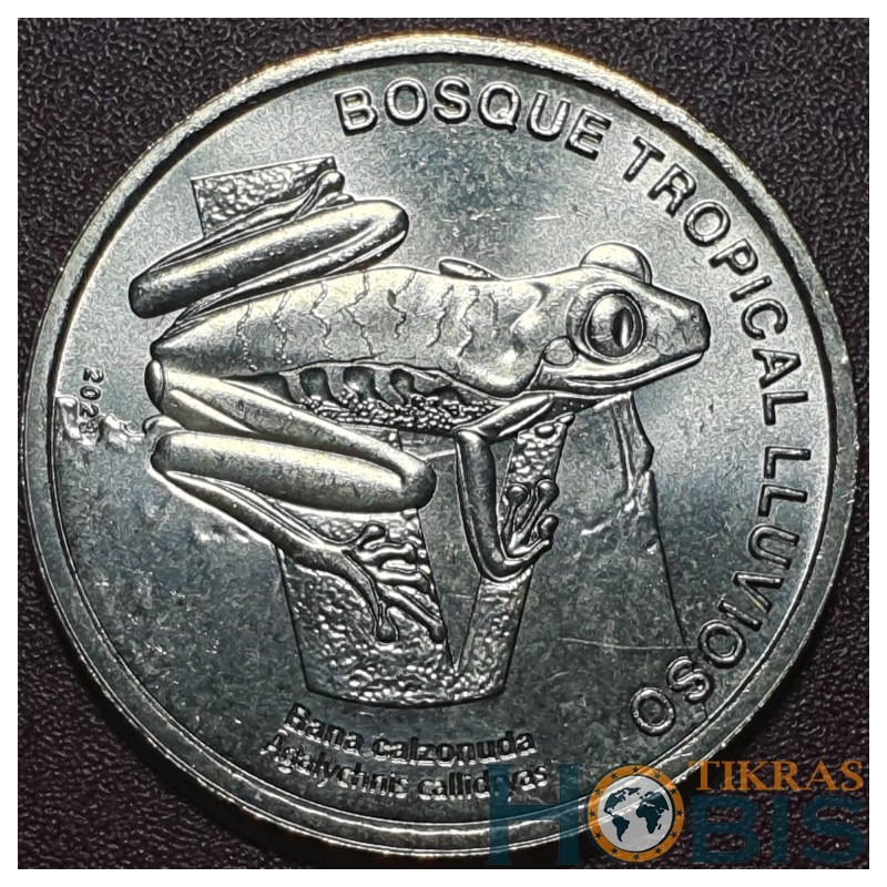 Costa Rica 50 colones, 2023 Red-eyed Tree Frog UC209