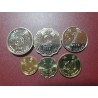 Hong Kong cents and dollars 6 pcs. set, 1997