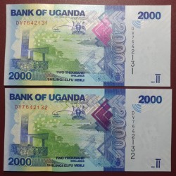 Uganda 2000 šilingų, 2021...