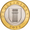 Lithuania 2 litas, 2012 Lithuanian resorts - Druskininkai KM184.1