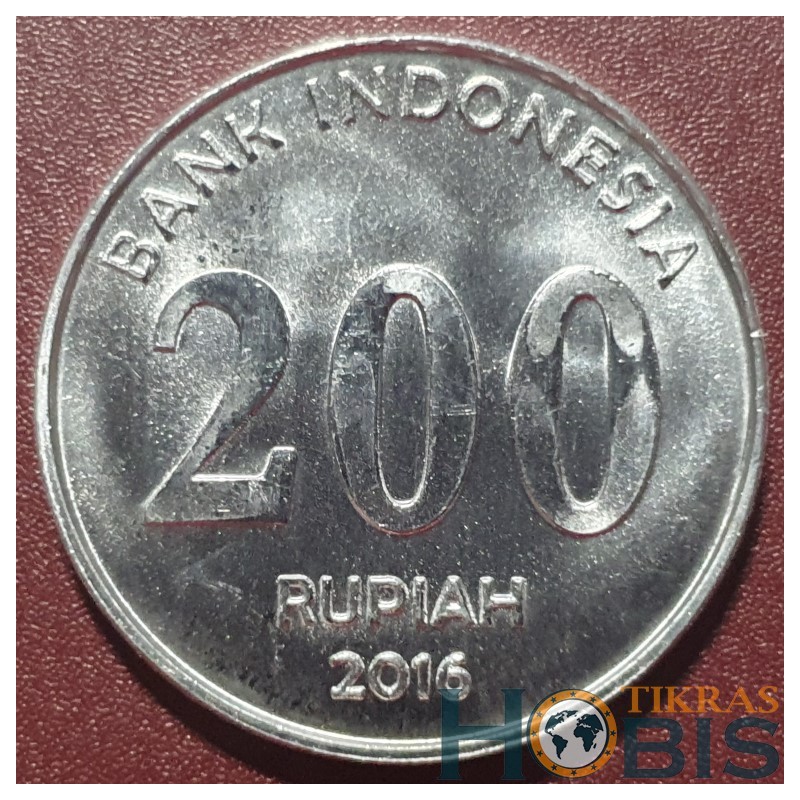 Indonezija 200 rupijų, 2016 KM72