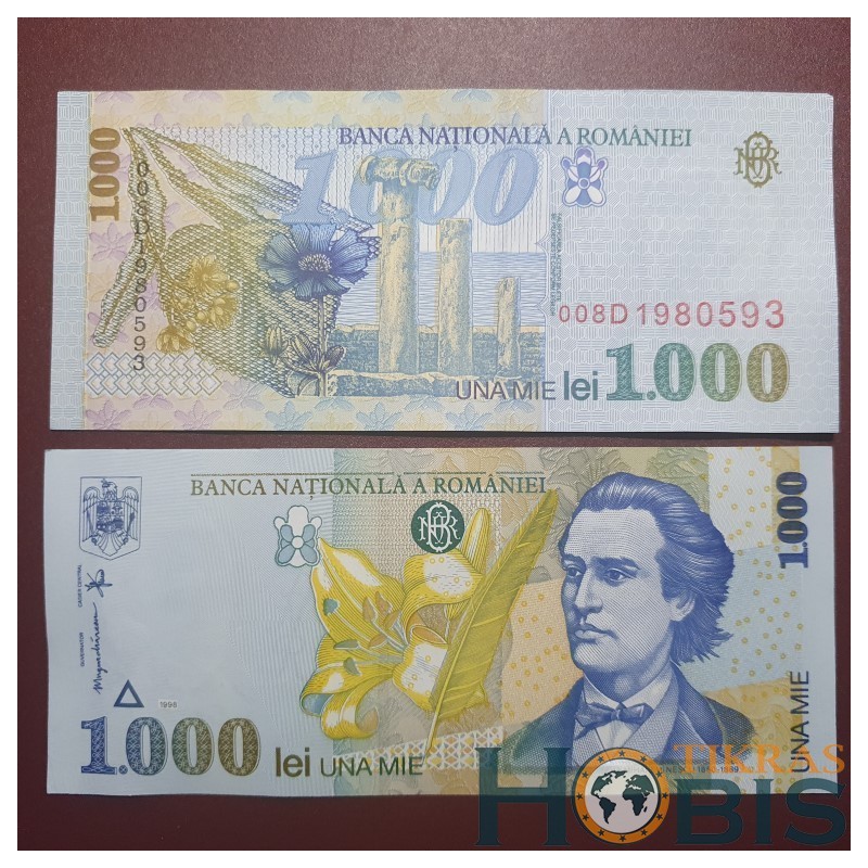 Romania 1000 LEI, 1998 P-106a.2