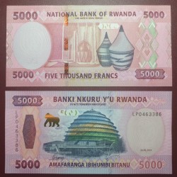 Rwanda 5000 Francs, 2024 P-45a